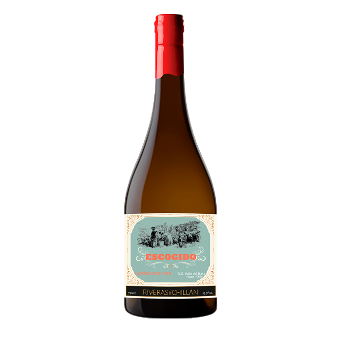 Botella de Gewürztraminer
